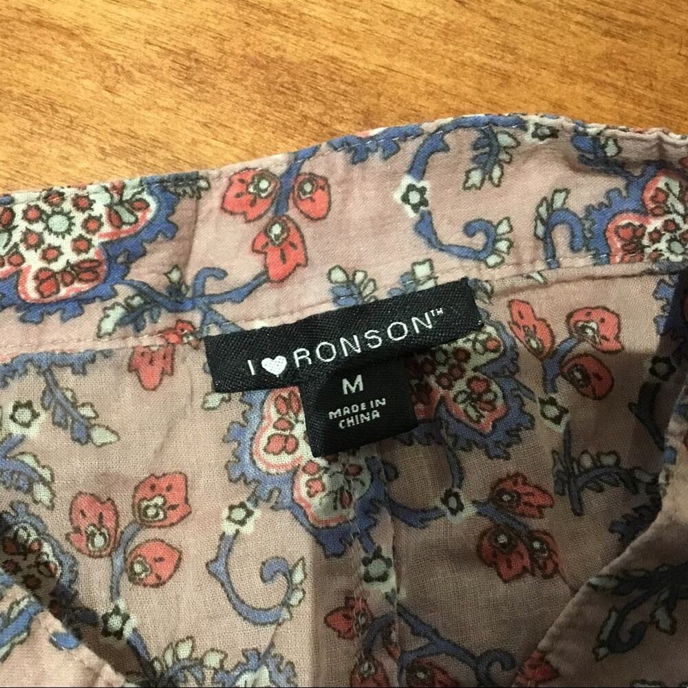 I love Ronson Button Down Top - Picture 4 of 4